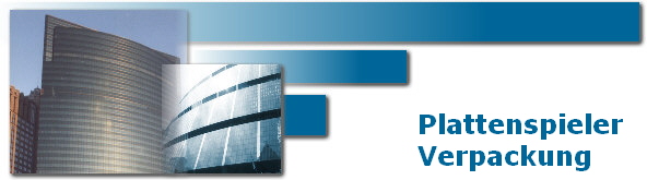Plattenspieler
Verpackung